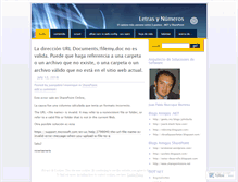 Tablet Screenshot of letrasandnumeros.com